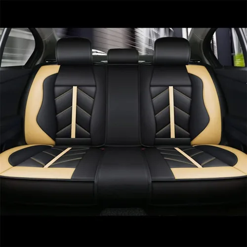 Vista 2 de Funda de asiento de automóvil compatible con Honda n-Box jf2, cobertura completa, transpirable e impermeable, cojín de asiento de automóvil, juego