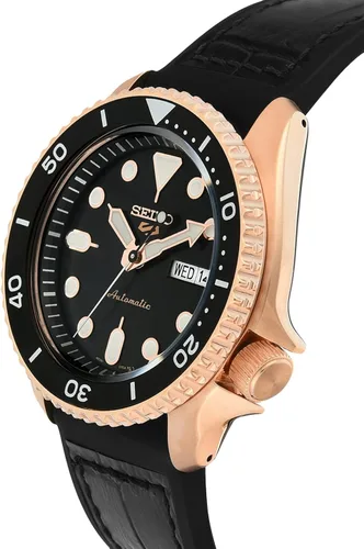 Vista 2 de Seiko 5 SRPD76K1 Reloj para hombre automático acero, Negro -, Deportivo