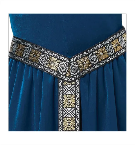 Vista 4 de Disfraz de princesa medieval para niñas
