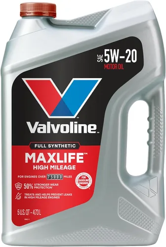 Vista 12 de Valvoline - Aceite de alto millaje 150 K con MaxLife Plus Technology, SAE 5W-20, 1 cuarto de galón