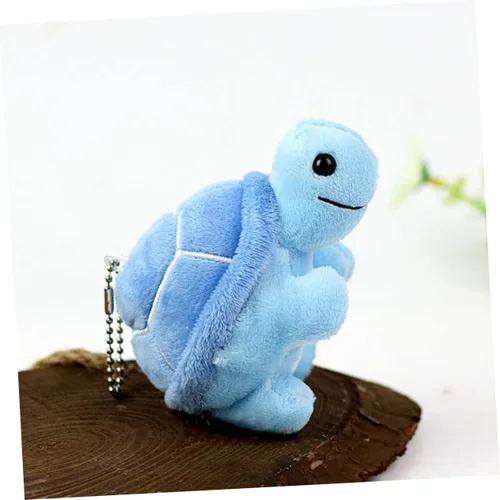 Vista 9 de Vaguelly Colgante de tortuga, llavero de tortuga, colgante de mochila Kawaii con animales esponjosos, adorno de recuerdo