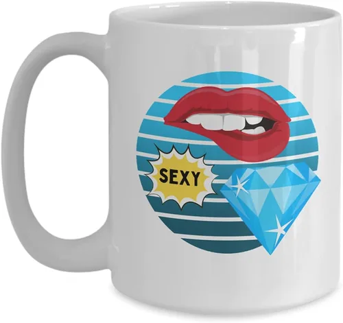 Vista 3 de Presente de cumpleaños Taza de café original taza chistoza para mama, abuela