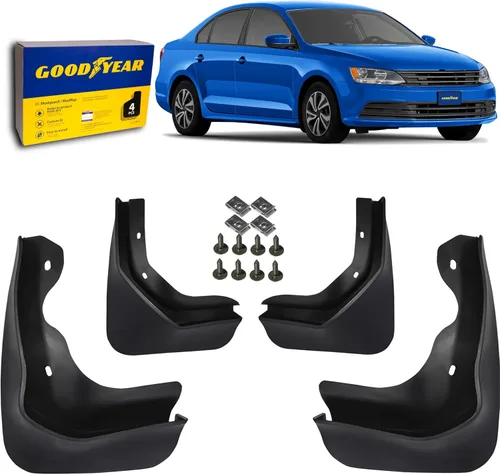 Vista 10 de Aletas antibarro Goodyear para Honda CR-V 2017-2022, par, termoplástico resistente, ajuste personalizado, fácil de instalar, durabilidad