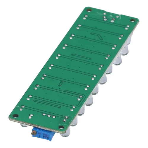 Vista 4 de LED VU Medidor de Nivel de Audio Indicador Control de Voz 5V-12V Ritmo Musical Visualizador Protección de Polaridad Inversa