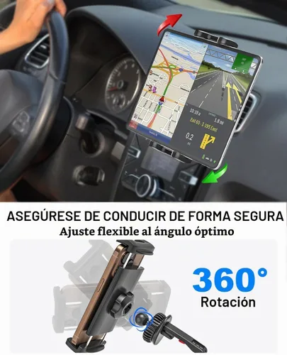 Vista 4 de Soporte de tableta para ventilación de coche para dispositivo de 4