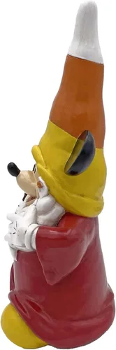 Vista 5 de Disney Mickey Mouse Trick or Treat Gnome Halloween - Estatua de jardín al aire libre, 10 pulgadas de alto, producto oficial de Disney