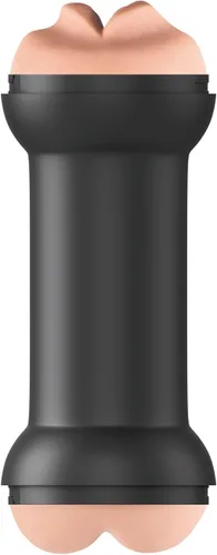 Vista 4 de Get Lucky Masturbador masculino Quickies - Doble A2M - Textura realista de piel real, túnel acanalado oral y anal, resistente al agua, fácil