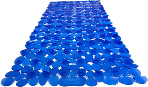 Vista 32 de Alfombra antideslizante para bañera y ducha "Pebbles" de 27 x 14 pulgadas, ovalada, no tóxica, segura, limpia, lavable a máquina, agarre y drenaje