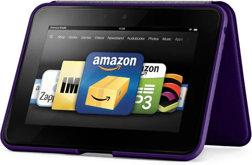 Vista 3 de Amazon Kindle Fire HD 7" (Generación Anterior) Standing, funda de piel, Royal Purple (Will sólo ajuste Kindle Fire HD 7," Generación Anterior)