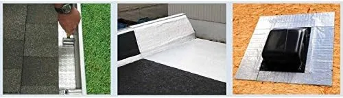 Vista 5 de MFM Peel & Seal - Rollo autoadhesivo para techos (1, 6 pulgadas, aluminio)