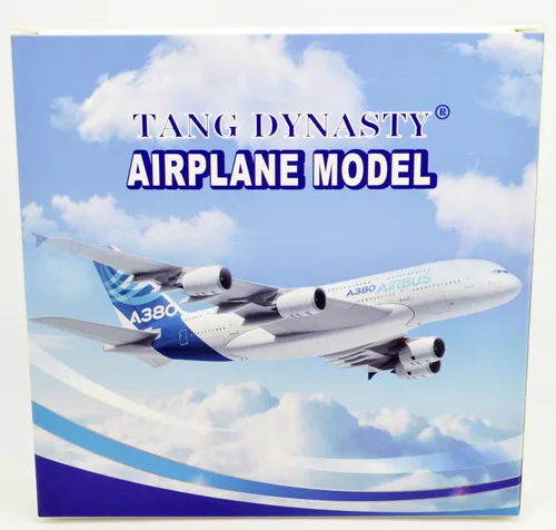 Vista 2 de TANG DYNASTY (TM) 1:400 6.3 in Autobús A380 Qatar Airways Avión Metal Avión Modelo Avión Avión Juguete
