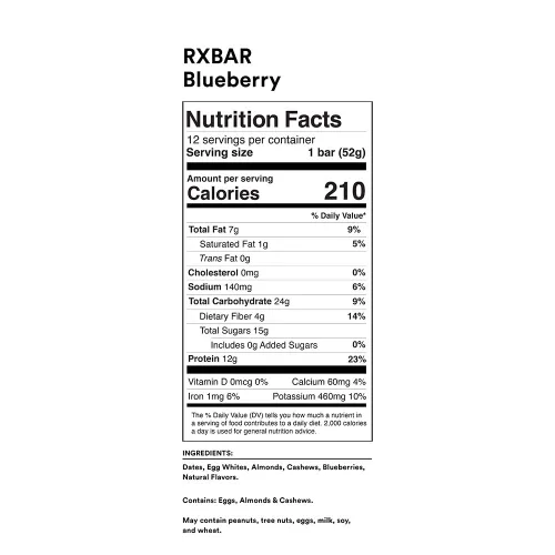 Vista 8 de RXBAR - Barra para el desayuno, bocadillo alto en proteínas
