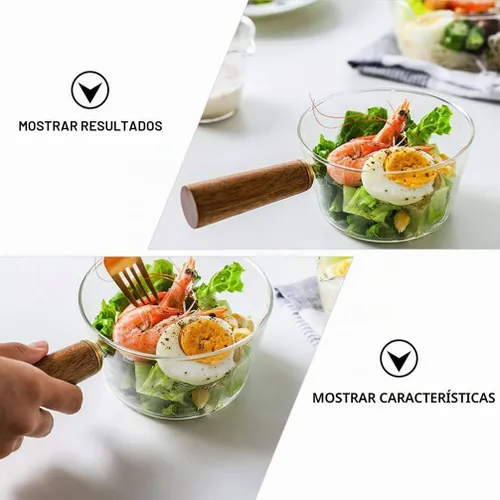 Vista 9 de Cabilock Olla de vidrio de borosilicato para leche, resistente al calor, cacerola de vidrio para estufa, 8.07 x 4.92 x 2.55 pulgadas, mango