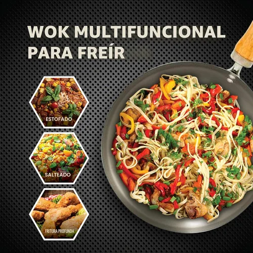 Vista 3 de Helen's Asian Kitchen - Wok de acero al carbono, 8 pulgadas, para porciones individuales o más pequeñas