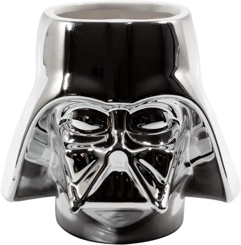 Vista 2 de STAR WARS StarWars - Taza coleccionable de Darth Vader Moldeado cromado