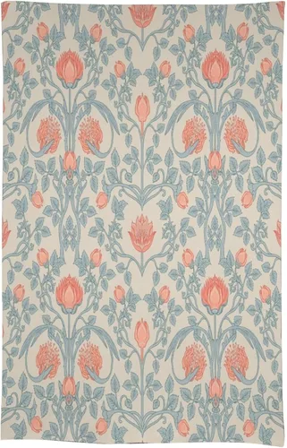 Vista 93 de Mantel Floral Retro de Pájaros, Diseño Original Bohemio William Morris Estampado Cubierta de Mesa para Hogar Picnic Fiesta Comedor Cocina William