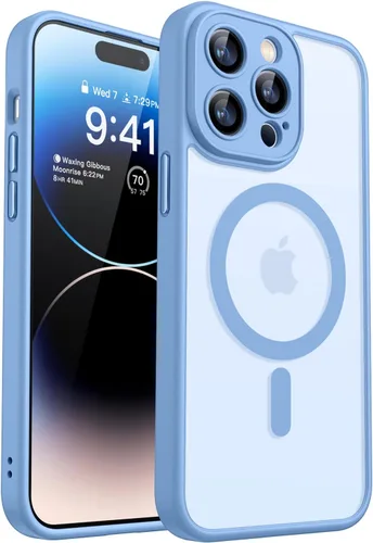 Vista 114 de CANSHN Funda magnética compatible con iPhone Air (6.5 pulgadas), mejorada [protección completa de la cámara] [compatible con Magsafe]