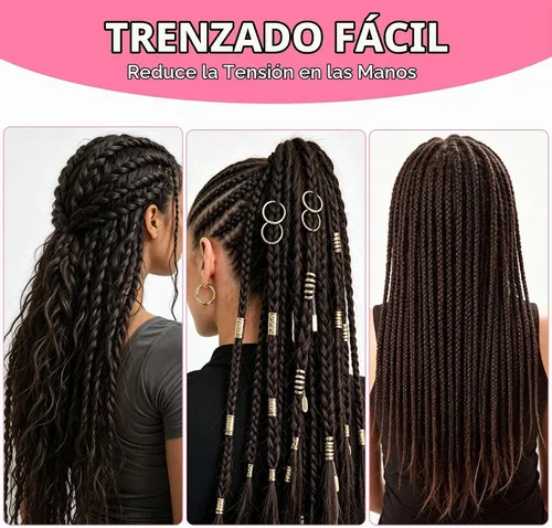 Vista 6 de SWEET VIEW Agujas de ganchillo para cabello, gancho de cierre de diferentes