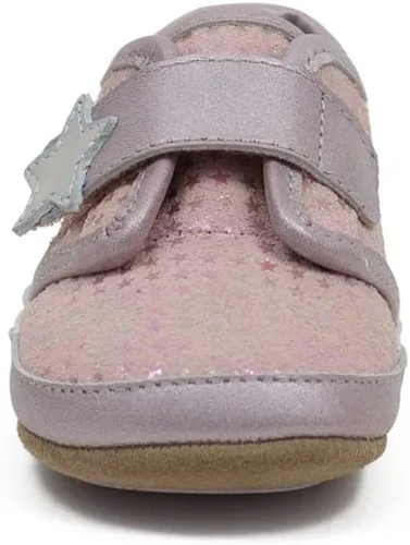 Vista 3 de Robeez First Kicks - Zapatos y tenis unisex para bebés y niños pequeños, de 0 a 24 meses, Twinkle Star Tan