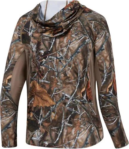 Vista 5 de BASSDSASH FS30M - Sudadera ligera con capucha para hombre, con protección UPF 50+, de secado rápido, manga larga, para pesca