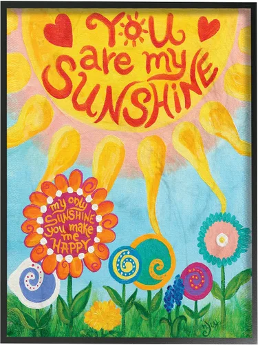Vista 7 de Stupell Industries Placa de pared You are My Sunshine, 13 x 19 pulgadas, diseño por artista nJoyArt