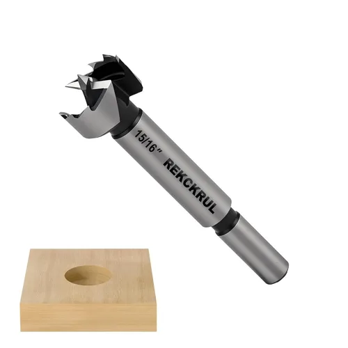 Vista 8 de Broca Forstner de 3 pulgadas, broca Forstner de 3 pulgadas para carpintería, cortador de bisagra para madera dura, madera contrachapada, plástico