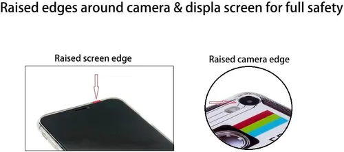 Vista 6 de FAteam - Carcasa trasera suave resistente con acabado mate, con TPU suave, carcasa de cinta de casete retro compatible con iPhone XR
