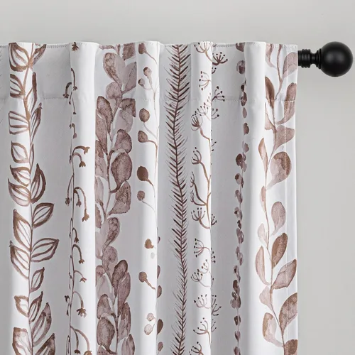 Vista 23 de MEETSKY Cortinas verde salvia de 63 pulgadas de largo, cortinas boho para sala de estar y dormitorio, cortinas semitransparentes de estilo lino