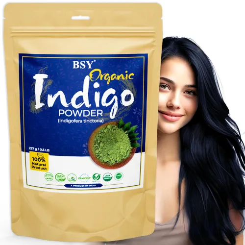 Vista 10 de BSY - Combo de polvo orgánico de henna e índigo para el cabello, color de cabello 100% natural a base de hierbas para cabello negro, polvo de henna