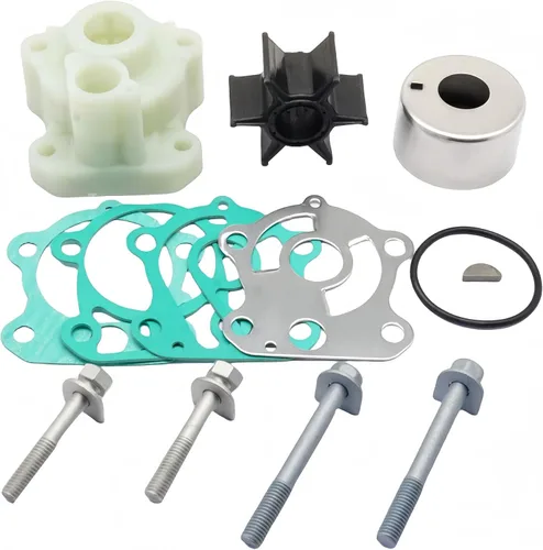 Vista 25 de 6N0-W0078 Kit de impulsor de bomba de agua para Yamaha fueraborda 2 tiempos de 6 8 HP 6G1-W0078-00-00 6G1-W0078-A1-00 Sierra 18-3460