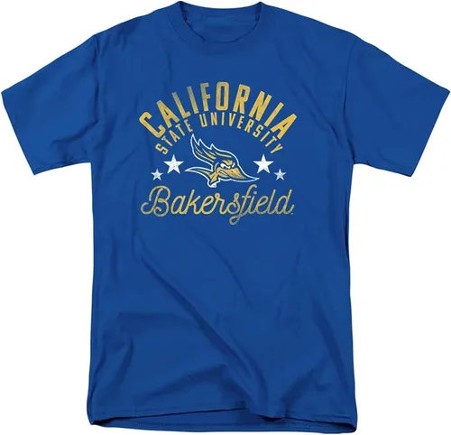 Vista 96 de Collegiate Distressed Mascot Unisex Adult T Shirt Collection 3 Universidad de Adelphi