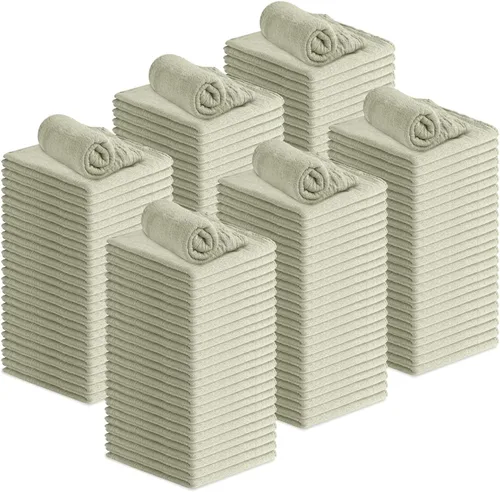 Vista 13 de Avalon Towels Toallas de Algodón para Tienda – (Paquete de 50) Tamaño 30x36 Centímetros Trapos de Limpieza – Toallas de Tienda Absorbentes y Toallas