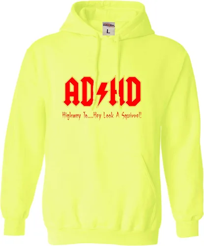 Vista 20 de Go All Out Sudadera con capucha para hombre y mujer con texto en inglés "Highway To Hey Look A Squirrel