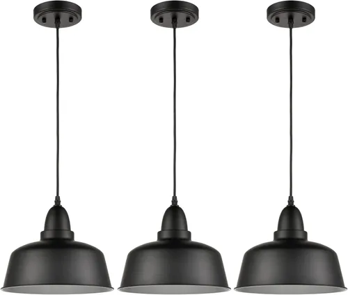 Vista 8 de Luces Colgantes Azules de Granja Moderna para Isla de Cocina Macarons Cúpula Lámpara Colgante para Hogar Bar Encimera Cantina Comedor Dormitorio