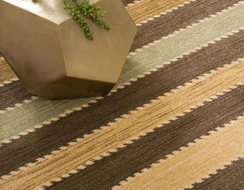 Vista 7 de Unique Loom Fars Collection - Alfombra de área - Monterey (2' 2" x 3' 1" Rectángulo, Marrón/Crema)