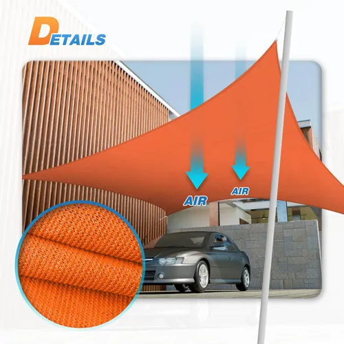 Vista 5 de TANG - Toldo tipo vela de 2 x 2 pies, rectangular, para dar sombra, protección UV, tela para sombra, cubierta para pérgola, para exteriores, patio