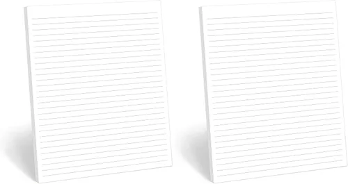 Vista 9 de 321Done Bloc de notas rayado y bloc de notas, blocs de escritura con rayas universitarias, 50 hojas arrancables, bloc de notas de 5.5 x 8.5, bloc