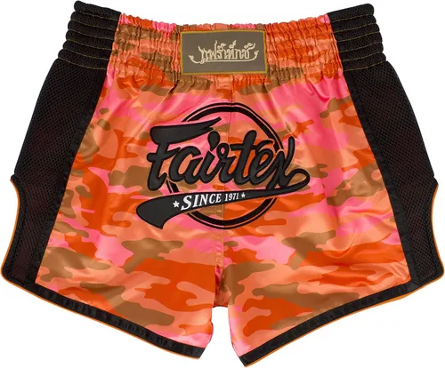 Vista 43 de Fairtex Pantalones cortos de boxeo Muay Thai de corte delgado "Kabuki