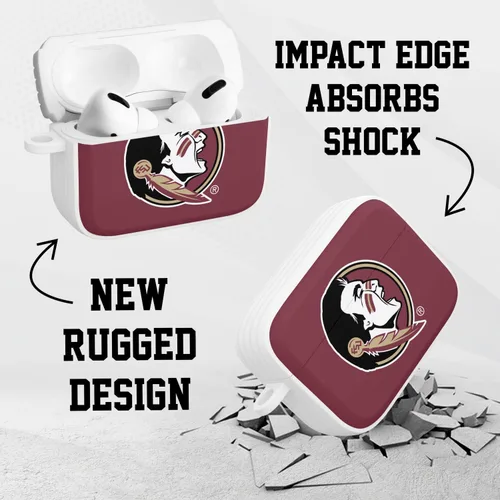 Vista 2 de Florida State Seminoles HDX - Funda compatible con Apple AirPods Pro 1 y 2 (clásico)