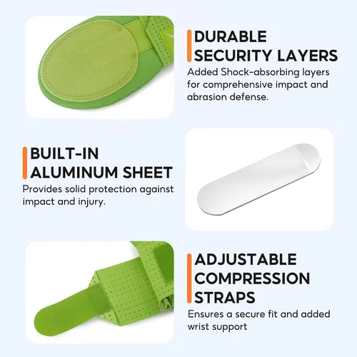 Vista 3 de Guante deslizante para jóvenes y adultos, guante de béisbol y sóftbol para protección de la mano, accesorio Drippy Drip diseño ambidiestro