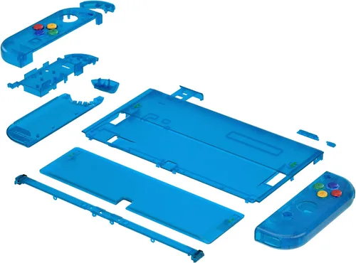 Vista 13 de eXtremeRate DIY Full Set Shell for Nintendo Switch OLED, Replacement Console Back Plate & Kickstand, Custom NS Controller Housing with Full Set