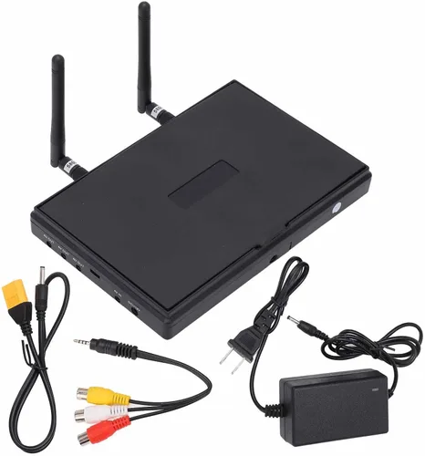 Vista 6 de Oumefar 5.8 GHz 40 canales Monitor de 7 pulgadas LCD Receptor Monitor RC Monitor FPV Gafas FPV Cámara Vídeo Drone Accesorios Piezas para FPV Drone