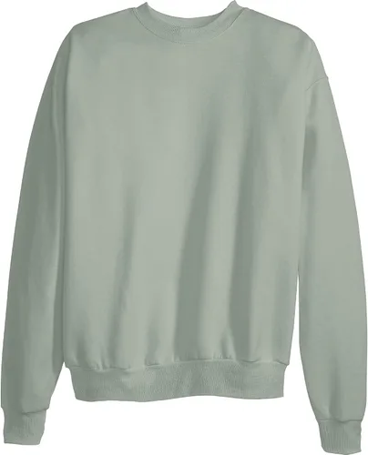 Vista 4 de Hanes EcoSmart - Sudadera de vellón de mezcla de algodón, sudadera de cuello redondo para hombre