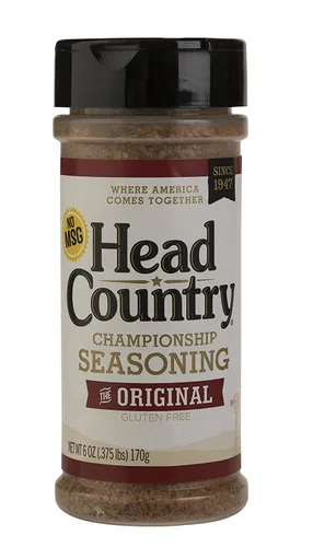 Vista 8 de Head Country Bar-B-Q Championship Seasoning, Original Sin Gluten, Sin MSG, Condimento Multiusos para Barbacoa Condimento de Especias Secas