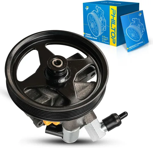 Vista 13 de PHILTOP 215345 Bomba de dirección asistida con polea, apta para Corolla 2003-2008; Matrix; Vibe, Reemplazar OE 215345, 4236, 4236C, 4431002101