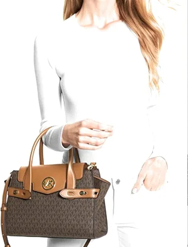 Vista 2 de Michael Kors Carmen - Bolso con solapa mediana