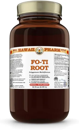 Vista 10 de Extracto líquido de raíz de Fo-Ti (Polygonum multiflorum) 15x4 Oz