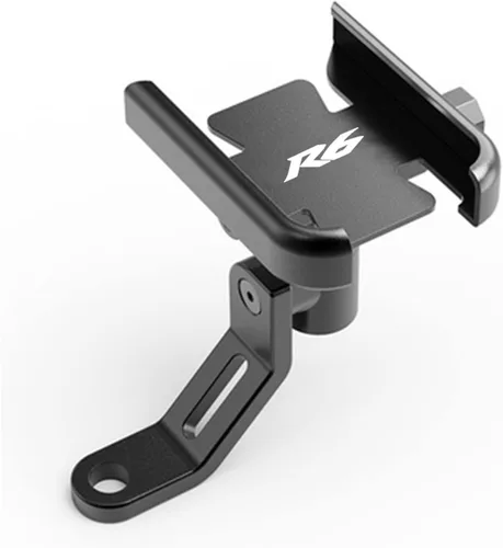 Vista 18 de Soporte de teléfono para YZFR1 YZFR3 YZFR6 YZFR25 YZF R1 R3 R6 R25 motocicleta CNC Accesorios Espejo Espejo Teléfono móvil Soporte Espejo Teléfono
