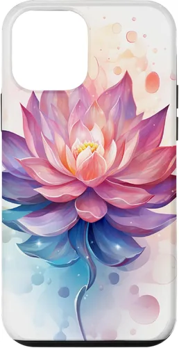 Vista 16 de Funda con ilustración de flor de loto para iPhone 17