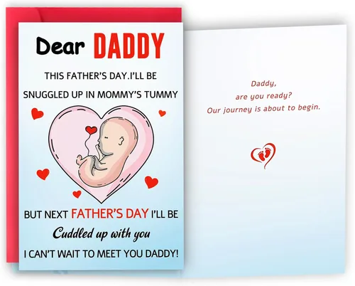 Vista 8 de Taco - Tarjeta de regalo para el día del padre de parte de la esposa, regalo feliz del día del padre para marido novio, tarjeta divertida del día